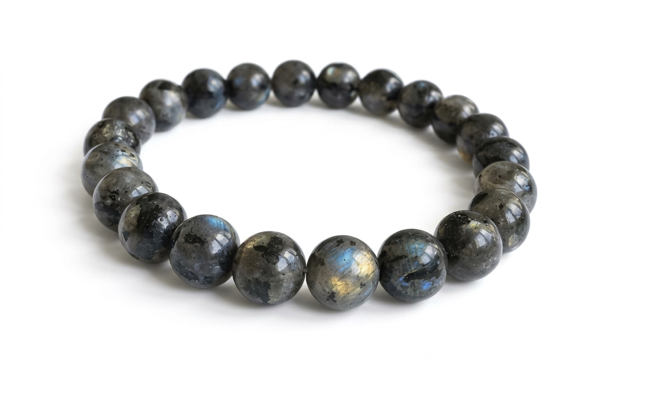 💎 Náramek z přírodního labradoritu (6 mm)